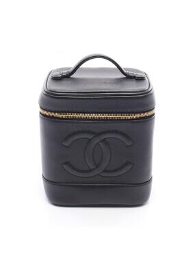 Chanel Coco Mark Vanity Handbag Grained #300752C13B